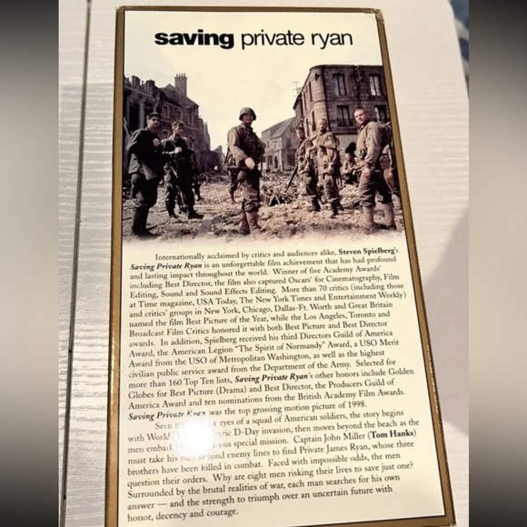 Saving Private Ryan VHS Set - Picture 5 of 5